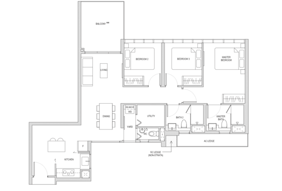 Affinity At Serangoon - Floor Plan