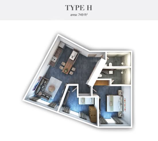 Harbour City Resort Suites Pulau Melaka - Floor Plan - iProperty.com.my