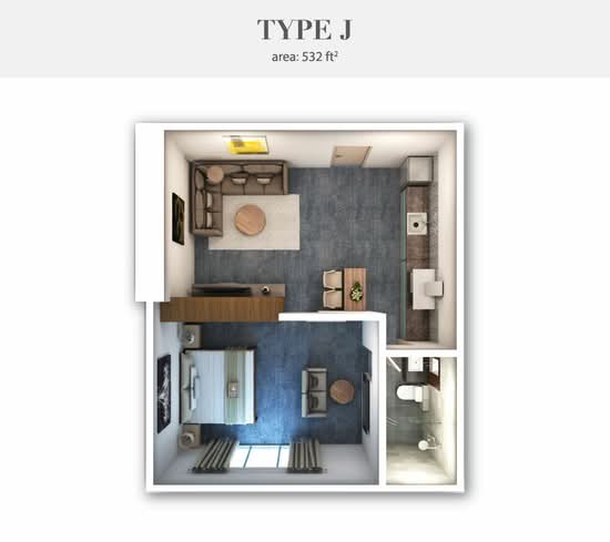 Harbour City Resort Suites Pulau Melaka - Floor Plan - iProperty.com.my