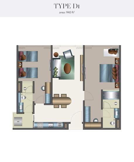 Harbour City Resort Suites Pulau Melaka - Floor Plan - iProperty.com.my