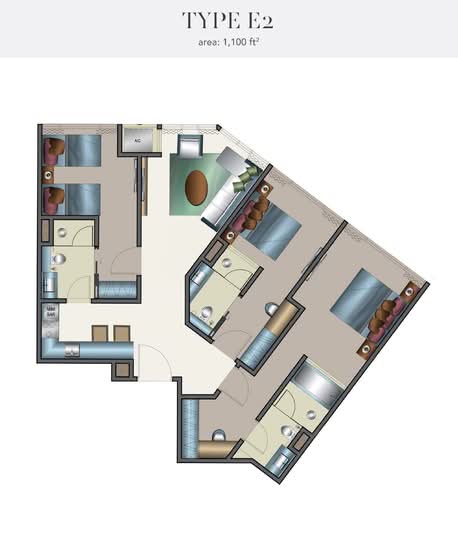 Harbour City Resort Suites Pulau Melaka - Floor Plan - iProperty.com.my
