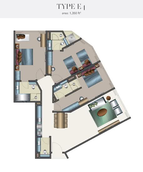 Harbour City Resort Suites Pulau Melaka - Floor Plan - iProperty.com.my
