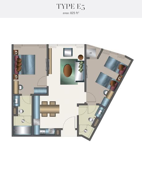 Harbour City Resort Suites Pulau Melaka - Floor Plan - iProperty.com.my