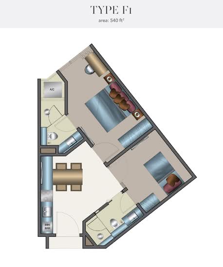 Harbour City Resort Suites Pulau Melaka - Floor Plan - iProperty.com.my