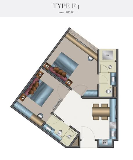 Harbour City Resort Suites Pulau Melaka - Floor Plan - iProperty.com.my