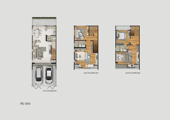 Pruksa Ville 76 Bang Na-Wongwan : พฤกษาวิลล์ 76 บางนา-วงแหวน - Floor Plan