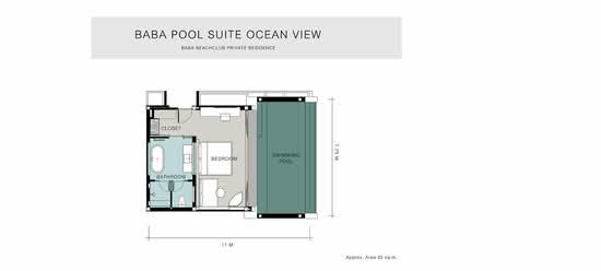Baba Beach Club Phuket : บาบา บีชคลับ ภูเก็ต - Floor Plan