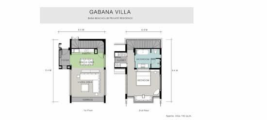 Baba Beach Club Phuket : บาบา บีชคลับ ภูเก็ต - Floor Plan