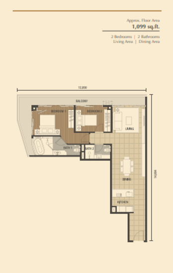 Dorsett Residences Bukit Bintang - Floor Plan - iProperty.com.my