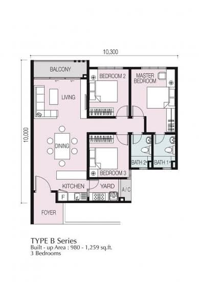 Centra Residences - Floor Plan - iProperty.com.my
