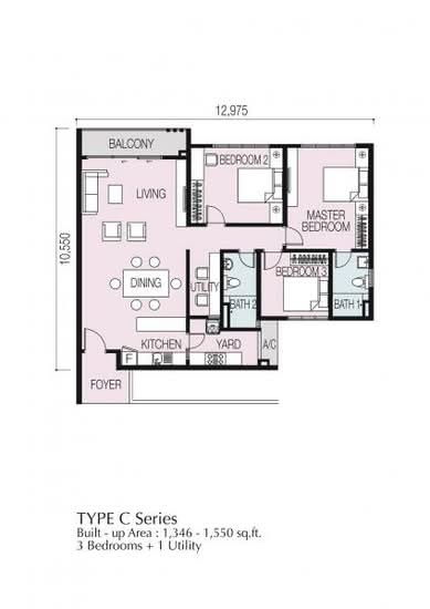 Centra Residences - Floor Plan - iProperty.com.my