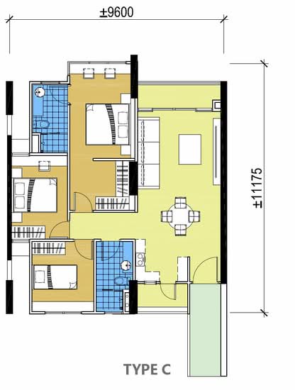 Mont Residence - Floor Plan - iProperty.com.my