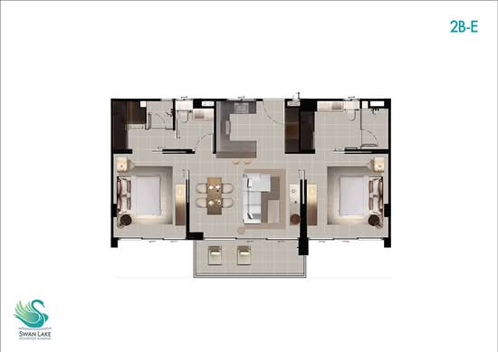 Swan Lake Residences Khao Yai : สวอนเลค เรสซิเดนท์ เขาใหญ่ - Floor Plan
