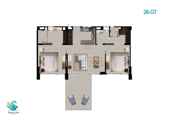 Swan Lake Residences Khao Yai : สวอนเลค เรสซิเดนท์ เขาใหญ่ - Floor Plan