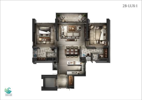 Swan Lake Residences Khao Yai : สวอนเลค เรสซิเดนท์ เขาใหญ่ - Floor Plan