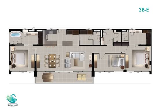 Swan Lake Residences Khao Yai : สวอนเลค เรสซิเดนท์ เขาใหญ่ - Floor Plan
