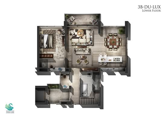 Swan Lake Residences Khao Yai : สวอนเลค เรสซิเดนท์ เขาใหญ่ - Floor Plan