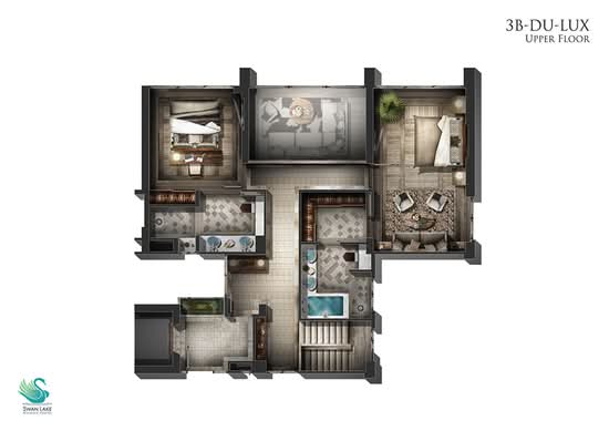 Swan Lake Residences Khao Yai : สวอนเลค เรสซิเดนท์ เขาใหญ่ - Floor Plan