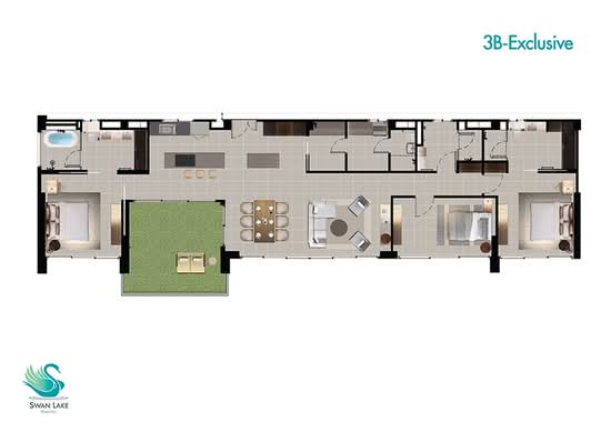 Swan Lake Residences Khao Yai : สวอนเลค เรสซิเดนท์ เขาใหญ่ - Floor Plan
