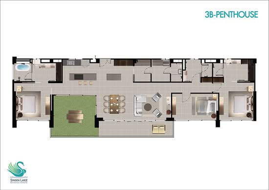 Swan Lake Residences Khao Yai : สวอนเลค เรสซิเดนท์ เขาใหญ่ - Floor Plan