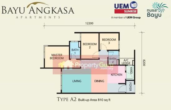 Bayu Angkasa - Floor Plan - iProperty.com.my