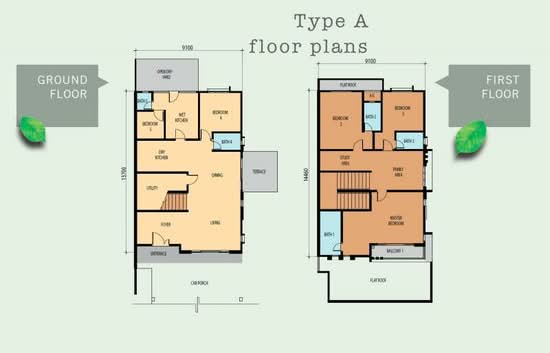 Nusa Idaman Twin Villas II Phase 7D2 - Floor Plan - iProperty.com.my