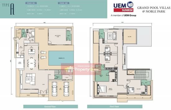 Noble Park Grand Pool Villas East Ledang - Floor Plan - iProperty.com.my