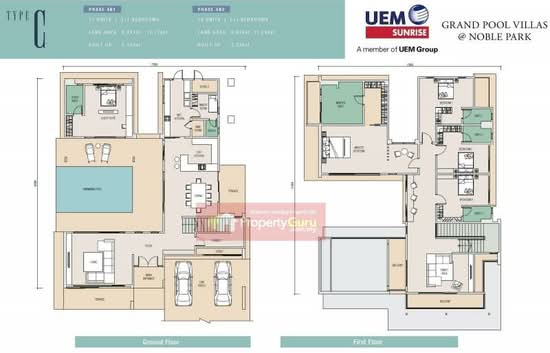 Noble Park Grand Pool Villas East Ledang - Floor Plan - iProperty.com.my