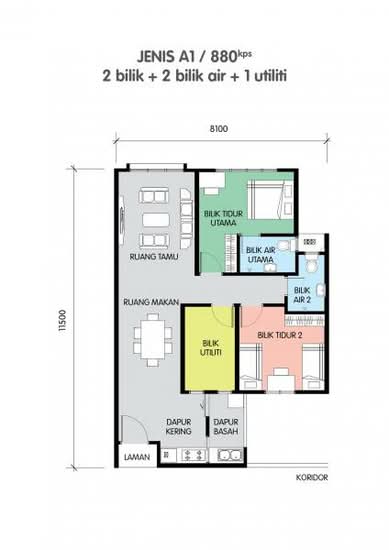Residensi Kinarut South - Floor Plan - iProperty.com.my