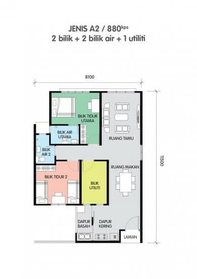 Residensi Kinarut South - Floor Plan - iProperty.com.my