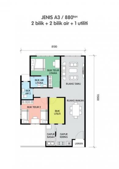 Residensi Kinarut South - Floor Plan - iProperty.com.my