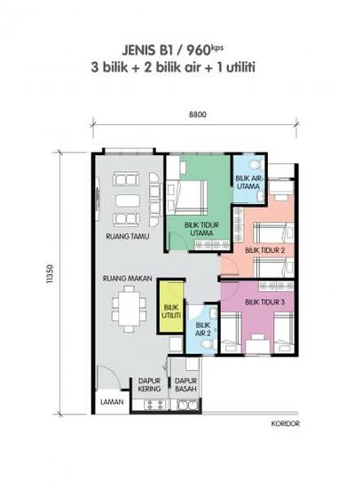 Residensi Kinarut South - Floor Plan - iProperty.com.my