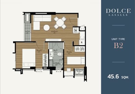 Dolce Lasalle Bang na : โดว์เช่ ลาซาล บางนา - Floor Plan