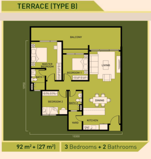 Rumbia Residence - Floor Plan - iProperty.com.my