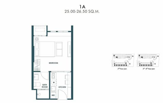 The Base Sukhumvit 50 : เดอะ เบส สุขุมวิท 50 - Floor Plan