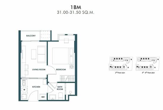The Base Sukhumvit 50 : เดอะ เบส สุขุมวิท 50 - Floor Plan