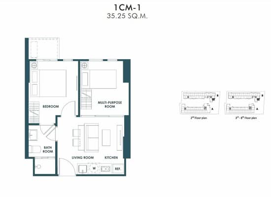 The Base Sukhumvit 50 : เดอะ เบส สุขุมวิท 50 - Floor Plan