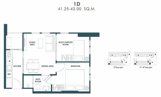 The Base Sukhumvit 50 : เดอะ เบส สุขุมวิท 50 - Floor Plan