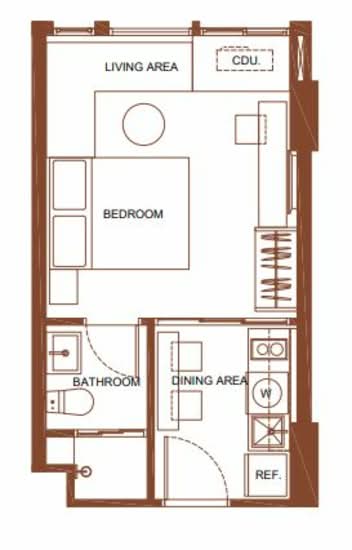 The Base Saphanmai : เดอะ เบส สะพานใหม่ - Floor Plan