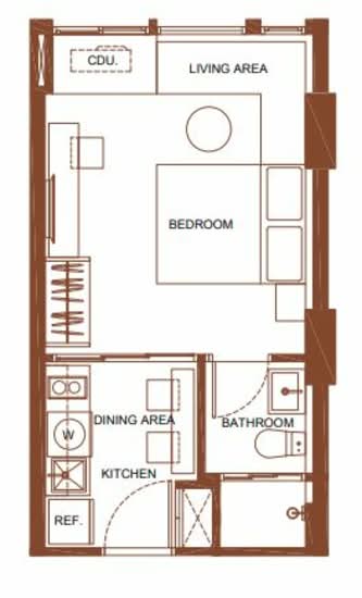 The Base Saphanmai : เดอะ เบส สะพานใหม่ - Floor Plan