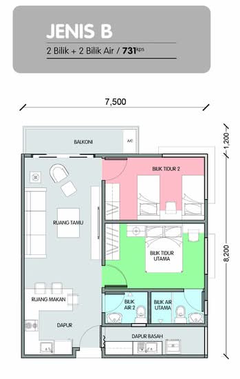 Residensi Kota Marudu - Floor Plan - iProperty.com.my