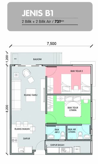 Residensi Kota Marudu - Floor Plan - iProperty.com.my