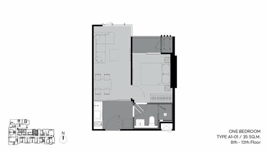 Rhythm Ekkamai Estate - Floor Plan