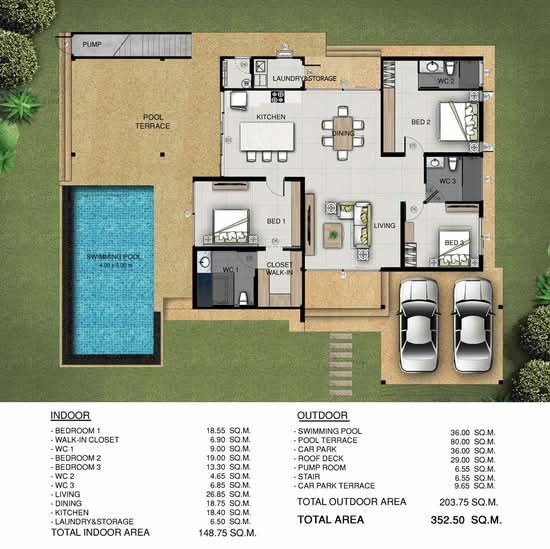 Sivana HideAway Hua Hin - Floor Plan