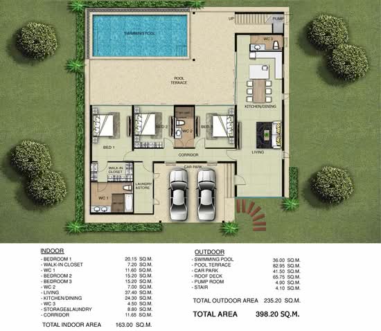 Sivana HideAway Hua Hin - Floor Plan