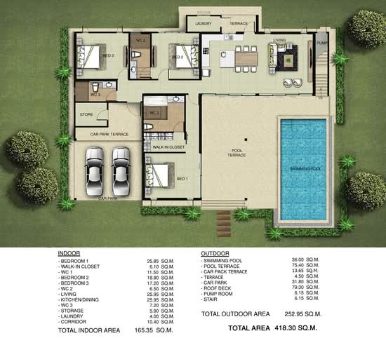 Sivana HideAway Hua Hin - Floor Plan