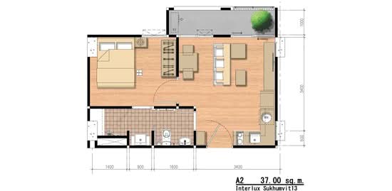 InterLux Premier Sukhumvit 13 - Floor Plan