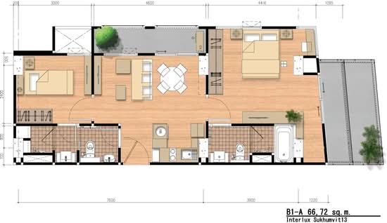 InterLux Premier Sukhumvit 13 - Floor Plan