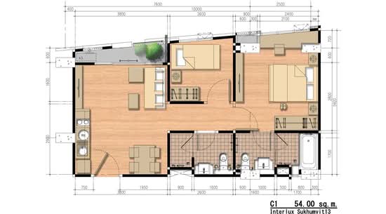 InterLux Premier Sukhumvit 13 - Floor Plan