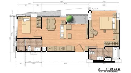 InterLux Premier Sukhumvit 13 - Floor Plan